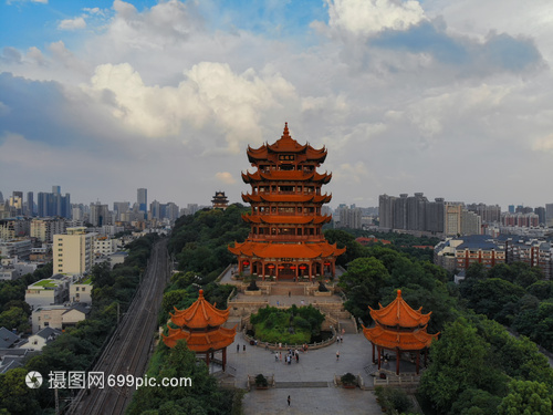 武漢地標景點黃鶴樓